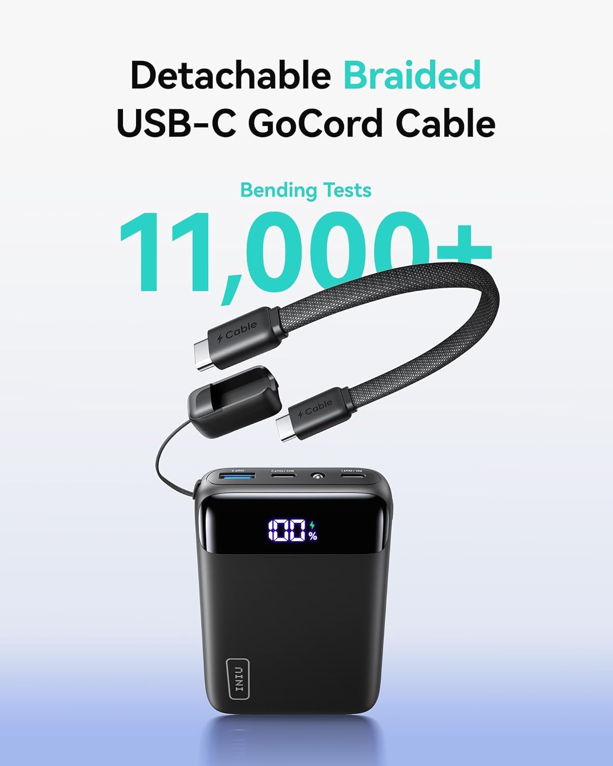 INIU Portable Charger, Smallest 22.5W 20000mAh USB C in & Out Power Bank Fast Charging, PD 3.0+QC 4.0 LED Display Phone Battery Pack Compatible with iPhone 17 16 15 14 Pro Samsung S24 Google iPad etc - Image 5