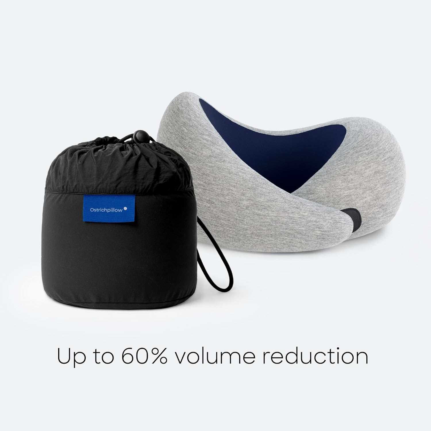 Ostrichpillow Go Neck Pillow, Travel Pillows for Airplanes, Premium Memory Foam Travel Pillow, 360º Ergonomic Design, Asymmetrical Sides, Travel Bag Included, Washable Modal Cover - Image 8