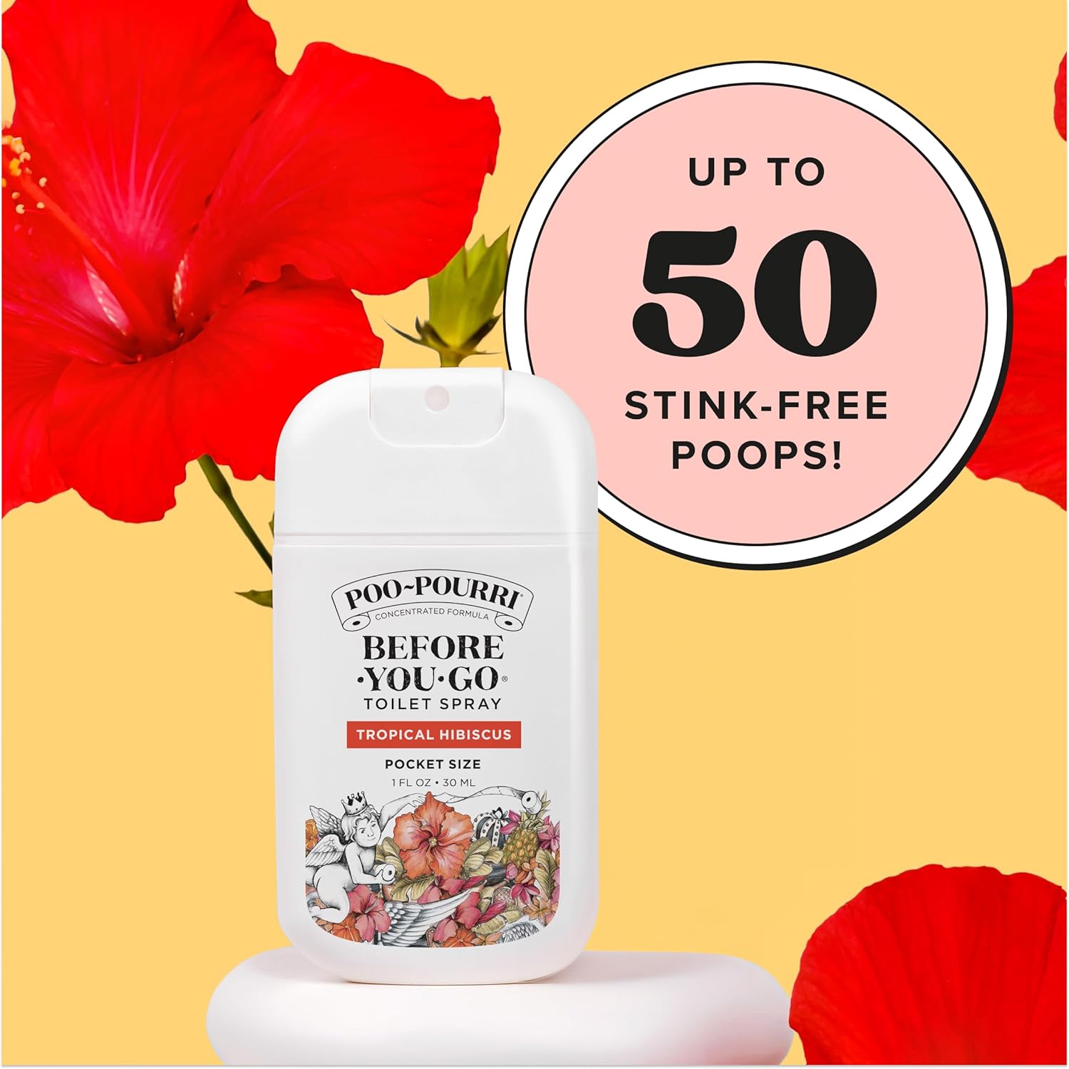 Poo-Pourri Before-You-Go Pocket Toilet Spray, Travel Essentials, 1 Fl Oz, Spring Variety 3 Pack, Each Up to 50 Uses, On-The-Go Bathroom Odor Deodorizer with Essential Oils, TSA Approved Size, 3 Scents - Image 11