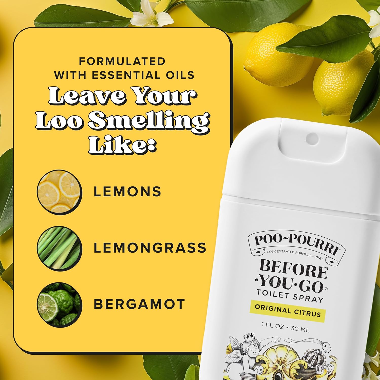 Poo-Pourri Before-You-Go Pocket Toilet Spray, Travel Essentials, 1 Fl Oz, Spring Variety 3 Pack, Each Up to 50 Uses, On-The-Go Bathroom Odor Deodorizer with Essential Oils, TSA Approved Size, 3 Scents - Image 9