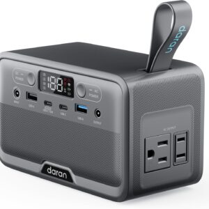 Portable Power Station 28,000mAh LiFePO4 Battery 100W(200W Peak) Solar Power Bank, Portable Charger Small Generator with AC Outlets & PD Fast Charging for Home/Laptop/Camping(Solar Panel Optional)